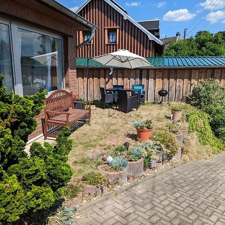 W4 - Urlaubsmagie- Pool, Terrasse, Barbecue Lägenhet Lichtenhain  Exteriör bild