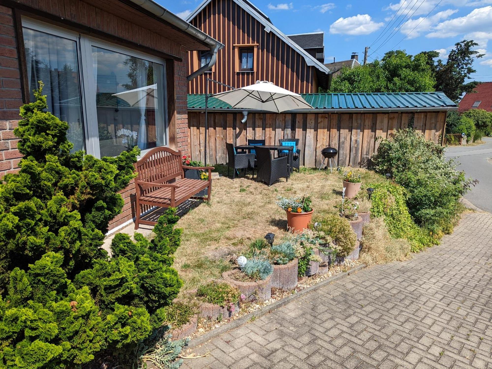 W4 - Urlaubsmagie- Pool, Terrasse, Barbecue Lägenhet Lichtenhain  Exteriör bild