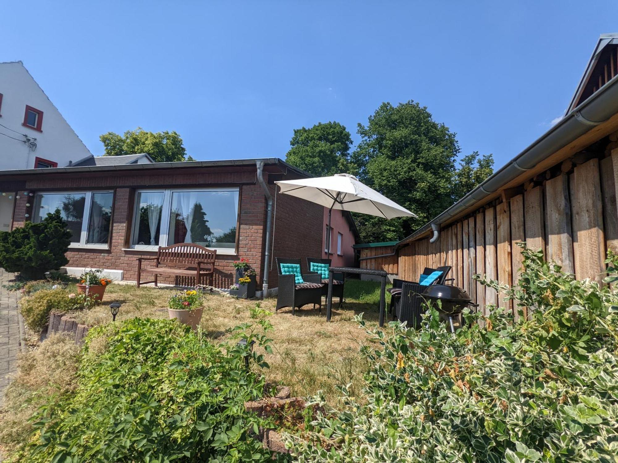 W4 - Urlaubsmagie- Pool, Terrasse, Barbecue Lägenhet Lichtenhain  Exteriör bild